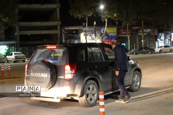 کنترل ورود خودروهای غیربومی در ورودی‌های شهر ساری