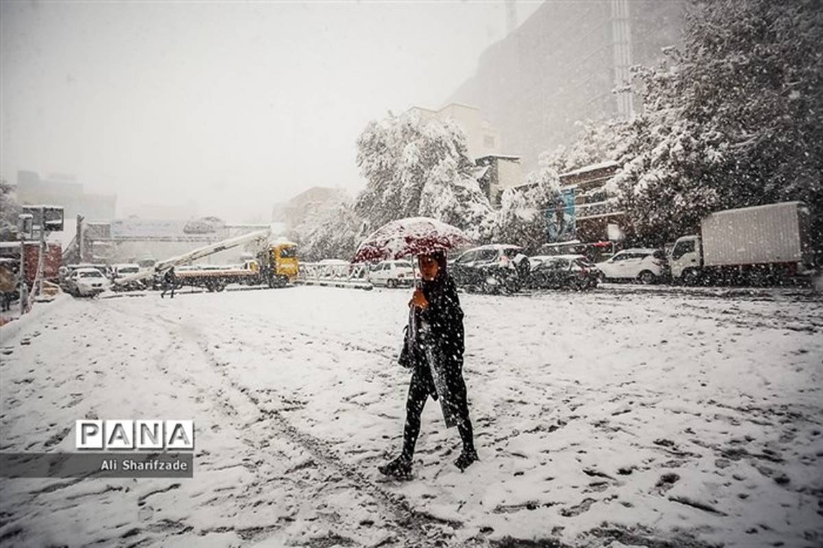 بارش شدید برف و باران در ۱۱ استان