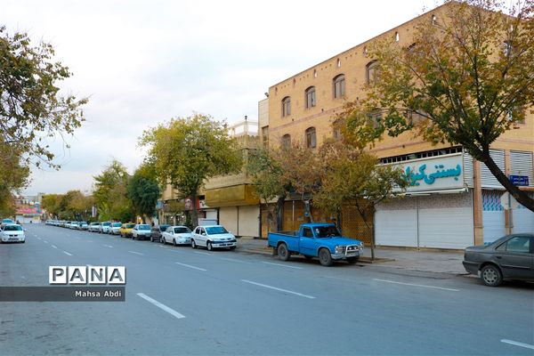 سکوت پاییزی شیراز در جولان کرونا