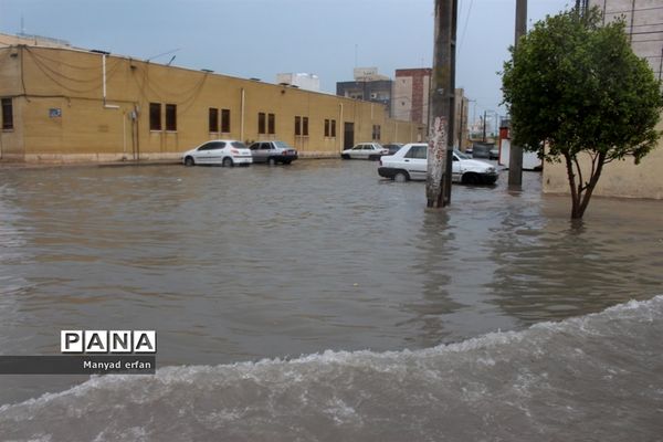 بارش شدید باران در بوشهر