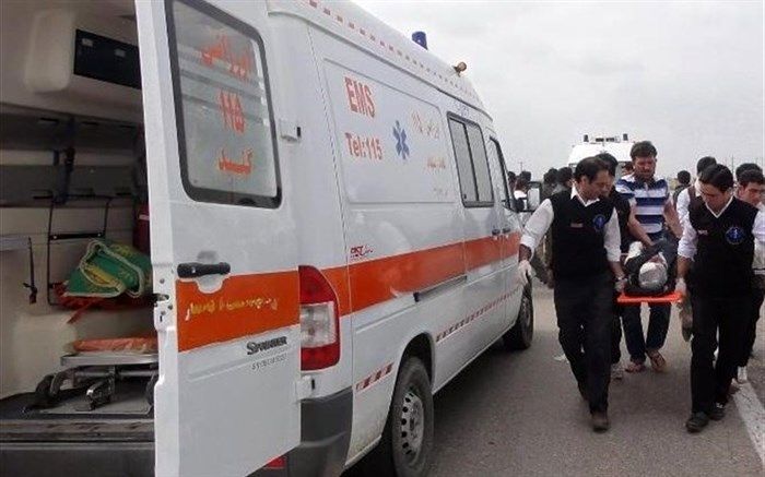مصدوم شدن ۲۱ نفر در یک حادثه تصادف در بوشهر