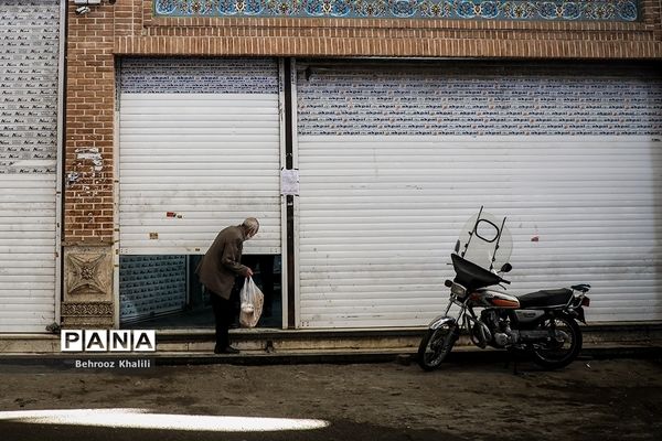 بازار تهران در قرنطینه-۲