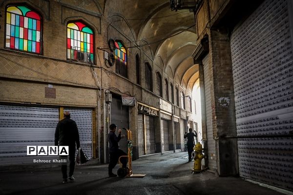 بازار تهران در قرنطینه-۲