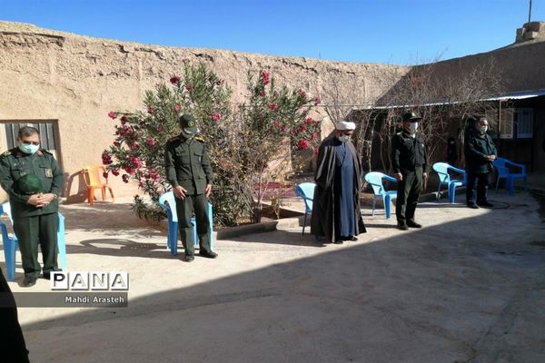 بازدید فرمانده سپاه انصارالرضا (ع) خراسان جنوبی از پروژه برق رسانی به روستای کوشه سفلی