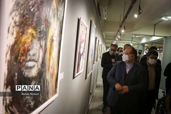 آیین افتتاح نمایشگاه آثار هنری افراد دارای معلولیت