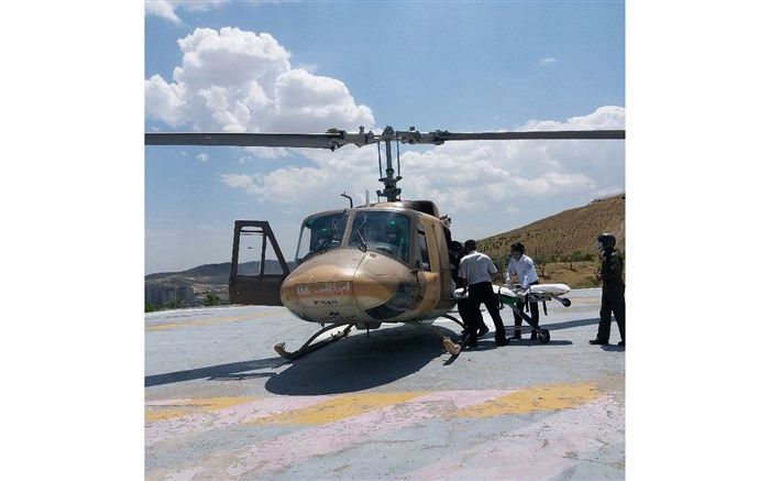 بکارگیری بالگردهای ایزوله برای انتقال بیماران کرونایی درمناطق‌سخت‌گذر