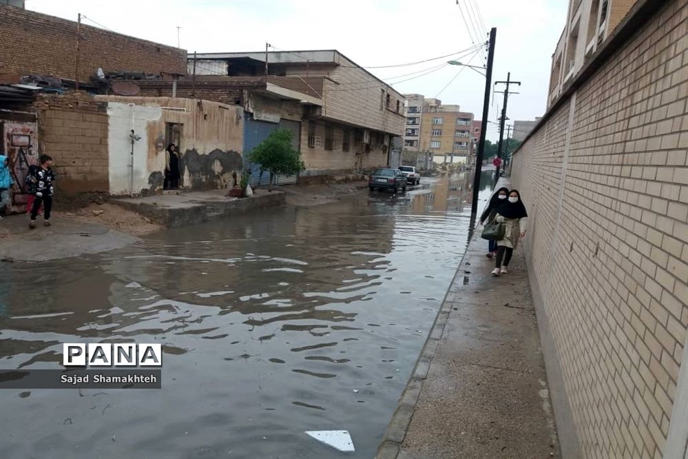 آبگرفتگی پر تکرار خیابان‌های اهواز