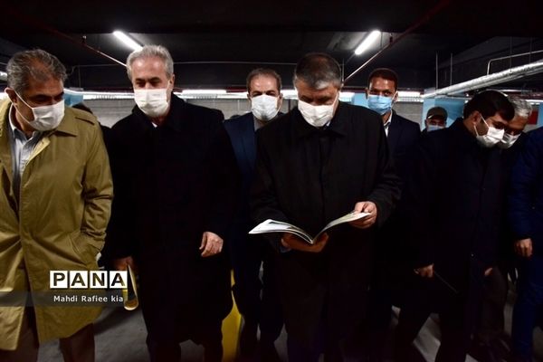 افتتاح مدرسه  و بازدید وزیر راه و شهرسازى از ایستگاه قطار