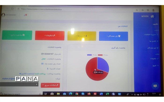 انتخابات مجلس دانش آموزی استان کرمان