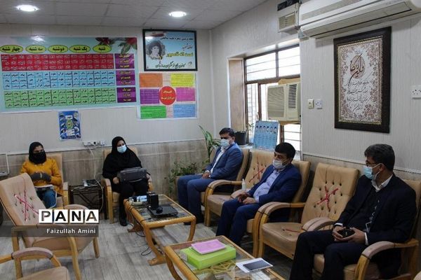بازدید رئیس اداره تربیت بدنی و فعالیت‌های ورزشی از مدارس شهرستان دشتستان