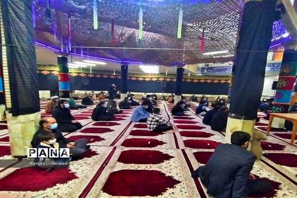 مراسم دهه اول ایام فاطمیه در شهرستان امیدیه