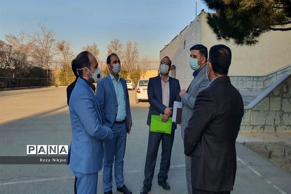 بازدید از حوزه‌های آزمون استخدامی ناحیه یک بهارستان