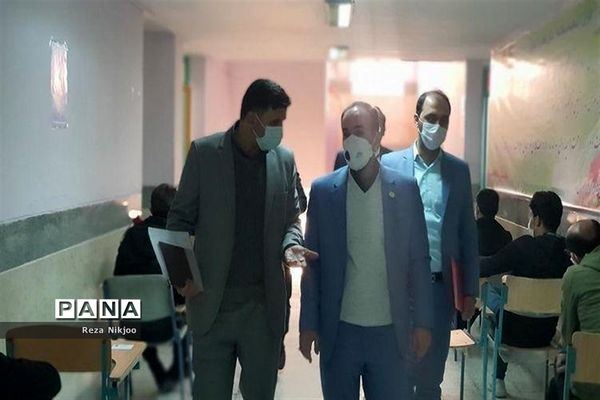 بازدید از حوزه‌های آزمون استخدامی ناحیه یک بهارستان