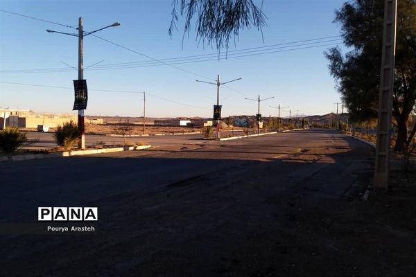 فضاسازی  روستای معصوم آباد شهرستان خوسف به مناسبت ایام فاطمیه وشهادت سرداردلها