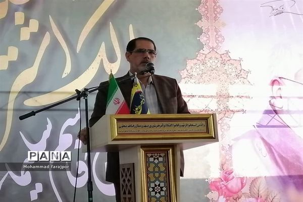 برگزاری مراسم سالگرد شهادت سردار سلیمانی در شهرستان کارون