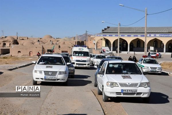 کاروان عزای خودرویی درسالروز شهادت سرداردلها حاج قاسم سلیمانی