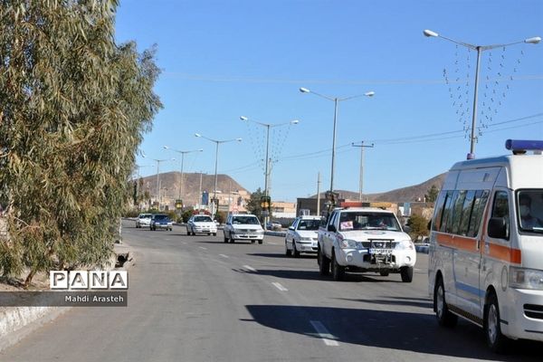 کاروان عزای خودرویی درسالروز شهادت سرداردلها حاج قاسم سلیمانی