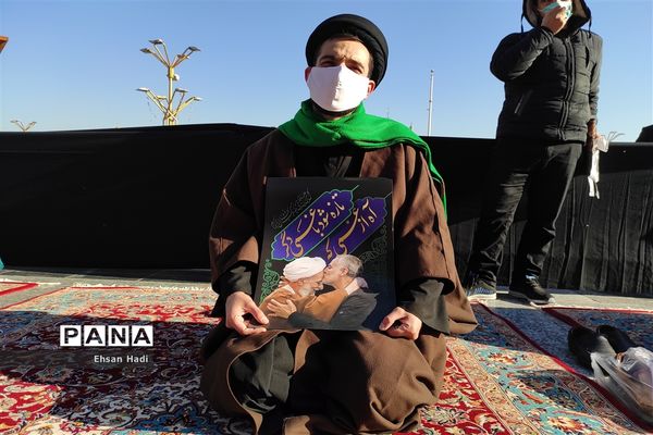 تشییع پیکرمرحوم آیت الله محمد تقی مصباح یزدی در حرم مطهر حضرت امام رضا (ع)
