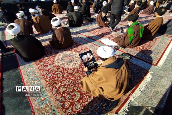 تشییع پیکرمرحوم آیت الله محمد تقی مصباح یزدی در حرم مطهر حضرت امام رضا (ع)