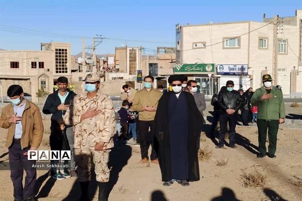 برگزاری مراسم سالگردشهید حاج قاسم سلیمانی در روستای چهکند ربیرجند