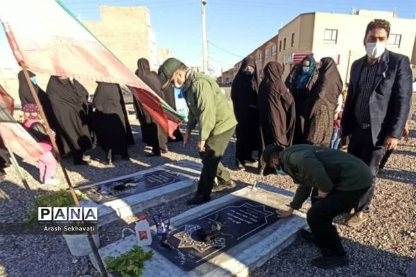 برگزاری مراسم سالگردشهید حاج قاسم سلیمانی در روستای چهکند ربیرجند