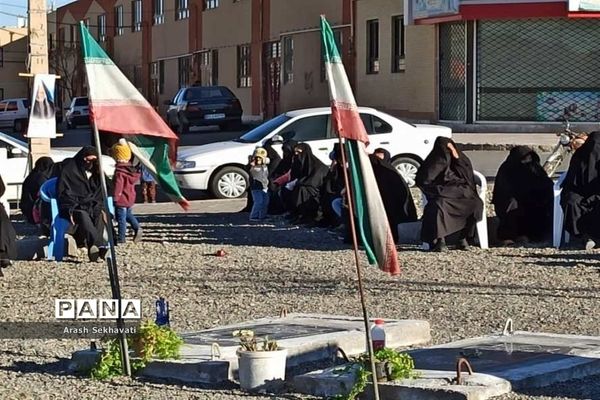 برگزاری مراسم سالگردشهید حاج قاسم سلیمانی در روستای چهکند ربیرجند