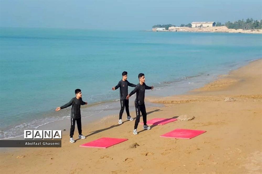 طرح ملی تولید فیلم های نرمش و ورزش صبحگاهی در مدارس استان بوشهر