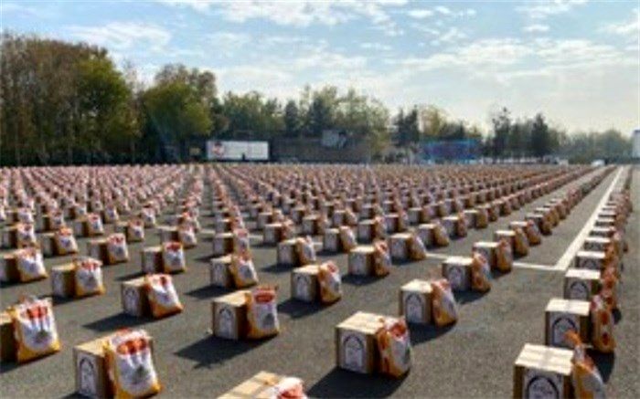 توزیع 2800 بسته معیشتی توسط ورزشکاران و مدال آوران  شهرستان اسلامشهر