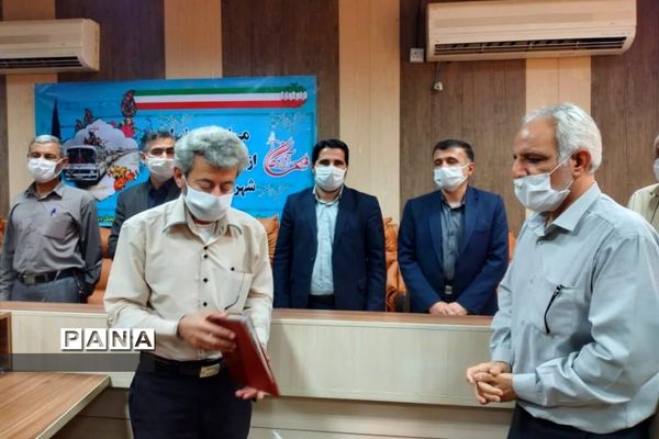 تجلیل از آزادگان فرهنگی شهرستان امیدیه