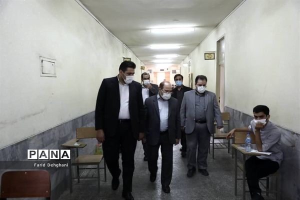 بازدید مدیرکل آموزش و پرورش خراسان رضوی از روند برگزاری کنکور ۹۹ در مشهد