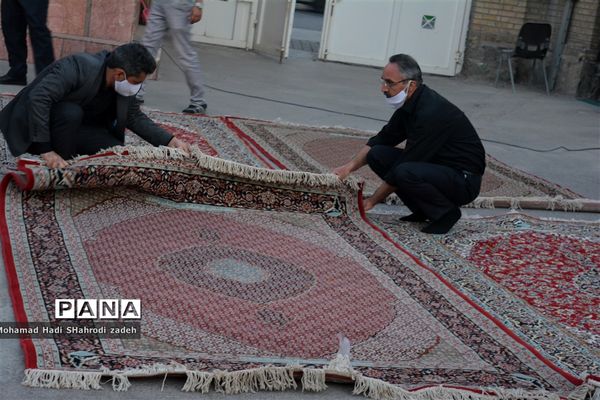 آماده سازی و اقامه سوگواری دهه اول محرم به میزبانی هیات فرهنگیان ناحیه یک  خراسان رضوی
