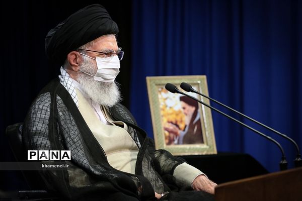 سخنرانی رهبر انقلاب در ارتباط تصویری با جلسه هیات دولت