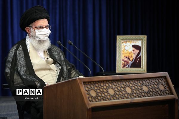 سخنرانی رهبر انقلاب در ارتباط تصویری با جلسه هیات دولت