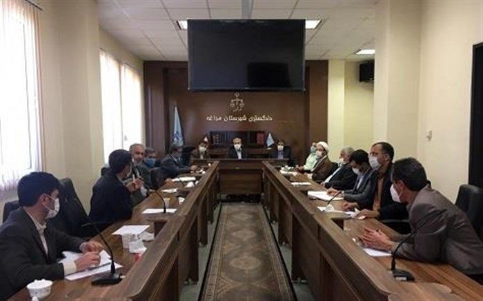 جلسه ستاد پیشگیری از وقوع جرایم ویژه ماه محرم در شهرستان مراغه تشکیل شد