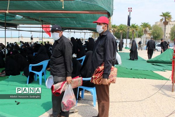 نماز ظهر عاشورا  در بوشهر