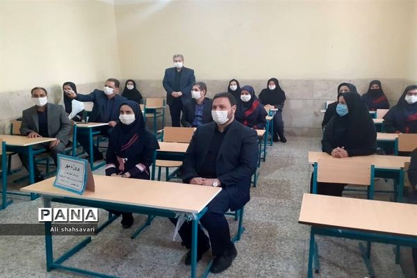 مانور نمادین بازگشایی مدارس