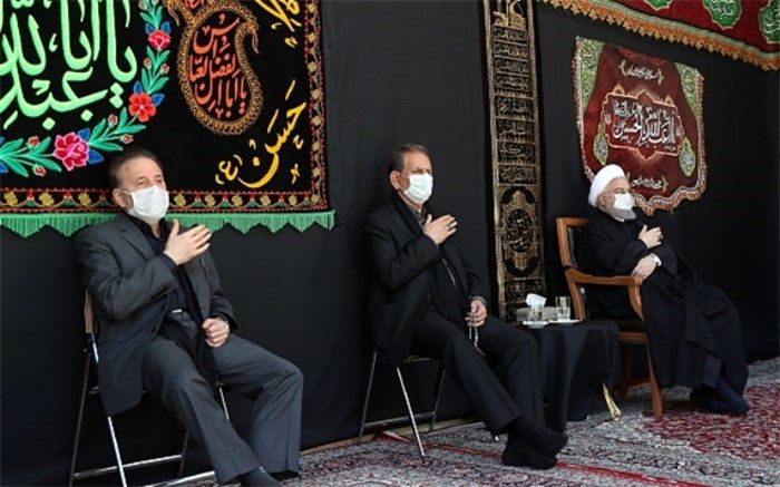 دومین روز از مراسم عزاداری سالار شهیدان با حضور دکتر روحانی