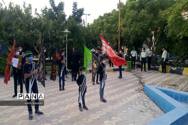 برگزاری هشتمین سوگواره احلی من العسل (کاروان ره پویان قاسم بن الحسن (ع) ) در شهرستان داراب