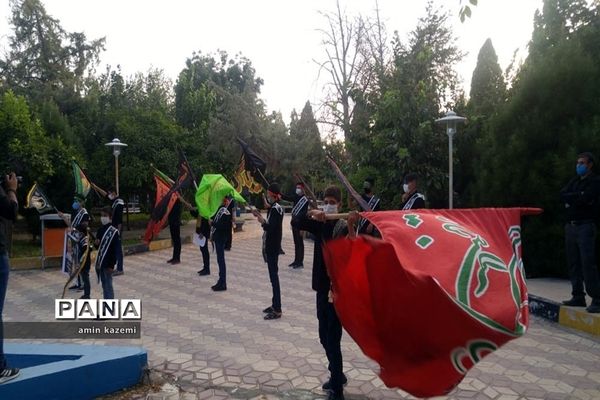 برگزاری هشتمین سوگواره احلی من العسل (کاروان ره پویان قاسم بن الحسن (ع) ) در شهرستان داراب