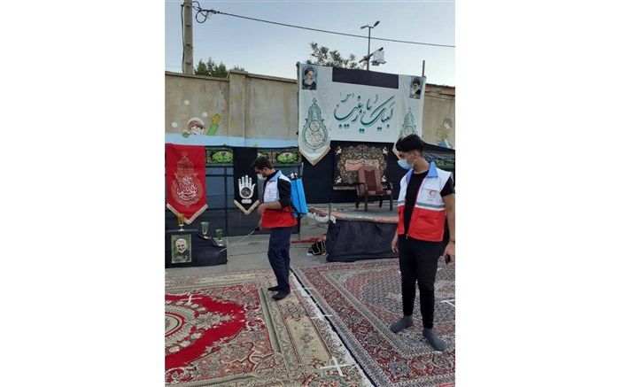 اجرای طرح "نذر سلامت همراه با خادمان حسینی هلال" در استان زنجان