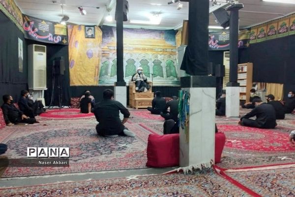 مراسم  روضه شب تاسوعا در مسجد خاتم الأنبیاء ( ص ) هیئت منتظران حضرت مهدی (عجّ) بوشهر