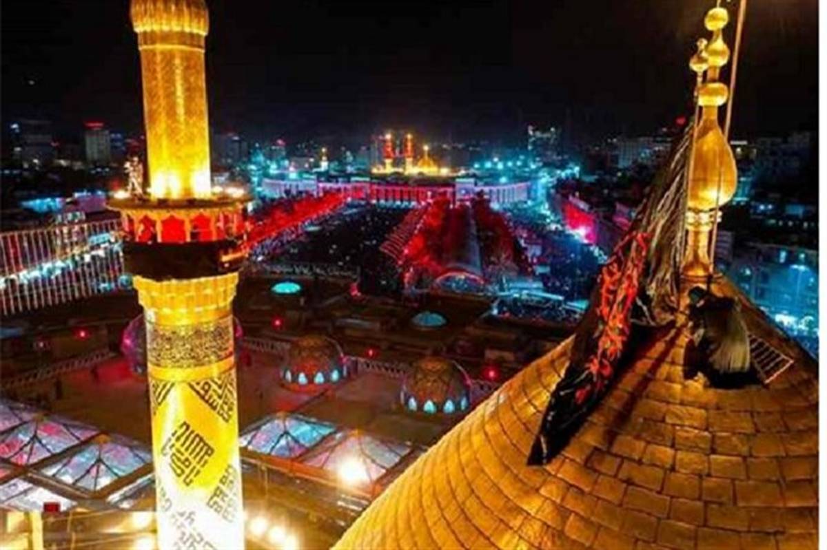 تصویری از حرم امام حسین (ع) در قرن ۱۹ میلادی