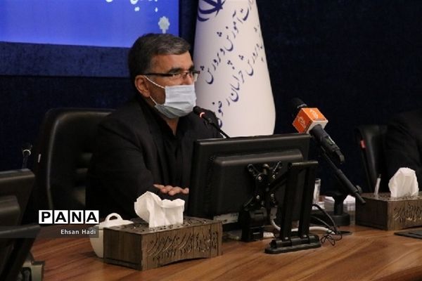 نشست خبری مدیر کل آموزش و پرورش خراسان رضوی با موضوع  بازگشایی مدارس و آغاز سال تحصیلی