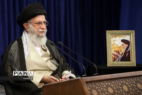 ارتباط تصویری سی و چهارمین اجلاس آموزش و پرورش با رهبر انقلاب