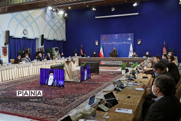 ارتباط تصویری سی و چهارمین اجلاس آموزش و پرورش با رهبر انقلاب