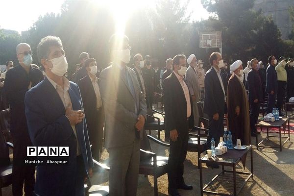 آیین بازگشایی مدارس در هنرستان  دخترانه محمودیه بجنورد