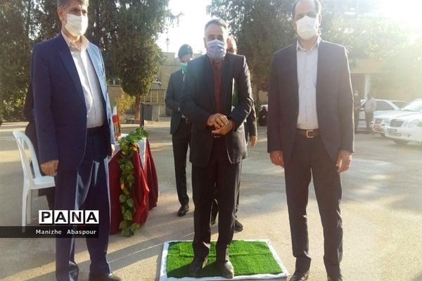 آیین بازگشایی مدارس در هنرستان  دخترانه محمودیه بجنورد