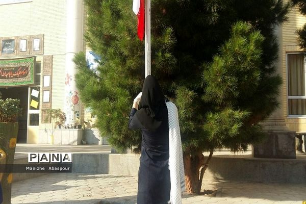 آیین بازگشایی مدارس در هنرستان  دخترانه محمودیه بجنورد