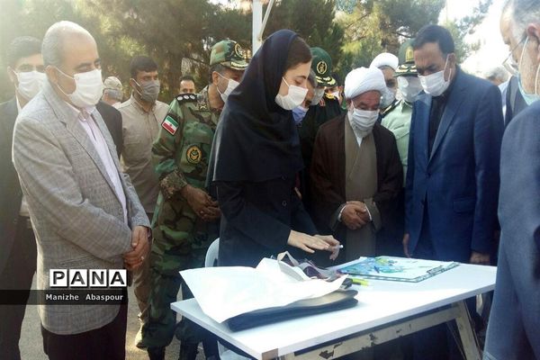 آیین بازگشایی مدارس در هنرستان  دخترانه محمودیه بجنورد