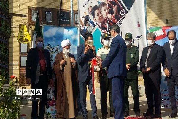 آیین بازگشایی مدارس در هنرستان  دخترانه محمودیه بجنورد